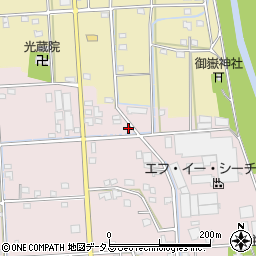 静岡県浜松市中央区金折町580周辺の地図