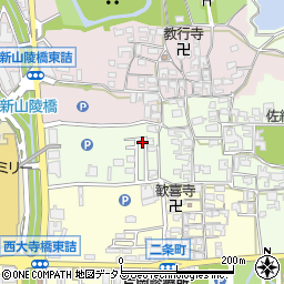 奈良県奈良市佐紀町17周辺の地図