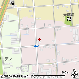 静岡県浜松市中央区金折町61周辺の地図