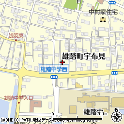 静岡県浜松市中央区雄踏町宇布見8737周辺の地図