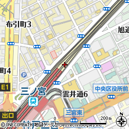 鰹節のカネイ株式会社　三宮店周辺の地図