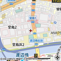 紀陽銀行大阪堂島営業部周辺の地図