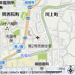 奈良県奈良市川上町428周辺の地図