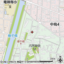 静岡県浜松市中央区楊子町1377周辺の地図