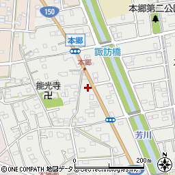 静岡県浜松市中央区本郷町825周辺の地図