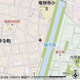 静岡県浜松市中央区龍禅寺町168周辺の地図
