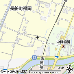 岡山県瀬戸内市長船町福岡1159周辺の地図