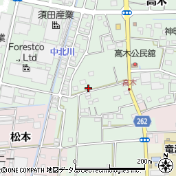 静岡県磐田市高木29周辺の地図
