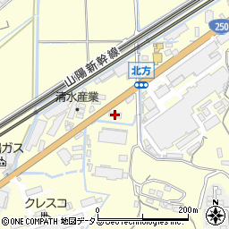 ヤマト運輸岡山上道宅急便センター周辺の地図