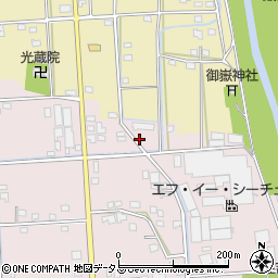 静岡県浜松市中央区金折町581周辺の地図