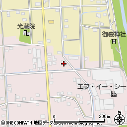 静岡県浜松市中央区金折町578周辺の地図