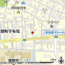 静岡県浜松市中央区雄踏町宇布見4884周辺の地図