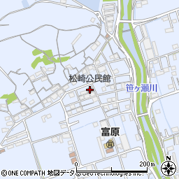 松崎公民館周辺の地図