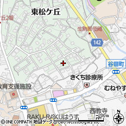 奈良県生駒市東松ケ丘12周辺の地図