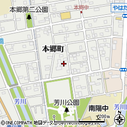静岡県浜松市中央区本郷町1357周辺の地図