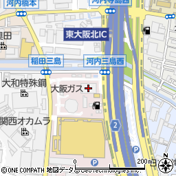 ジャパンビバレッジ東大阪主管支店周辺の地図