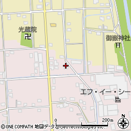 静岡県浜松市中央区金折町577周辺の地図