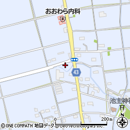 静岡県磐田市大原1383周辺の地図