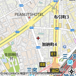 北野坂 天ぷら 螢 神戸三宮周辺の地図
