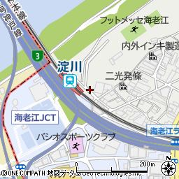 ＧＳパーク阪神淀川駅前駐車場周辺の地図
