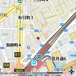 神戸カプセルホテル　セキ周辺の地図