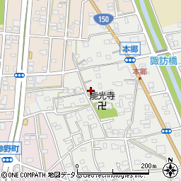 静岡県浜松市中央区本郷町143周辺の地図