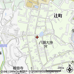 奈良県生駒市辻町159周辺の地図