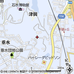 三重県津市垂水354-11周辺の地図