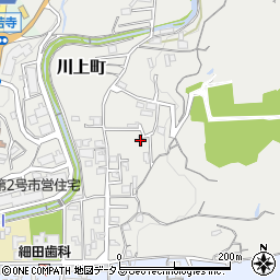 奈良県奈良市川上町57周辺の地図