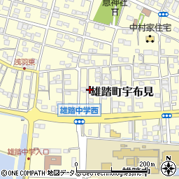 静岡県浜松市中央区雄踏町宇布見8739周辺の地図