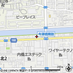 入江運輸倉庫株式会社　第二放出倉庫周辺の地図
