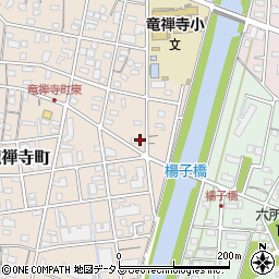 静岡県浜松市中央区龍禅寺町179周辺の地図