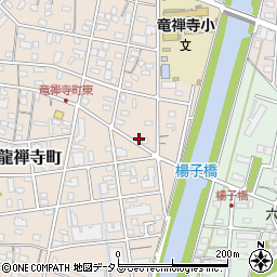 静岡県浜松市中央区龍禅寺町181周辺の地図