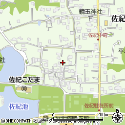 奈良県奈良市佐紀町周辺の地図