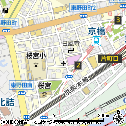 アイズ・プロフェッショナル　京橋店周辺の地図