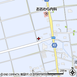 静岡県磐田市大原1389周辺の地図