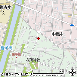 静岡県浜松市中央区楊子町1118周辺の地図