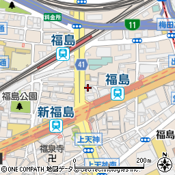焼肉ごりちゃん 福島店周辺の地図
