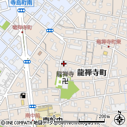 静岡県浜松市中央区龍禅寺町288周辺の地図