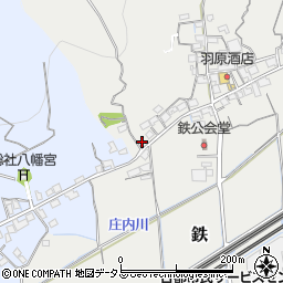 岡山県岡山市東区鉄549周辺の地図