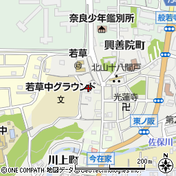 奈良県奈良市川上町498周辺の地図