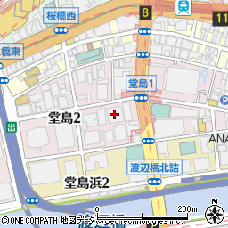 株式会社高知新聞社　大阪支社周辺の地図