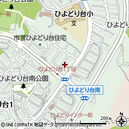 神戸大学ひよどり台合同宿舎周辺の地図
