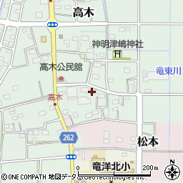 静岡県磐田市高木186周辺の地図