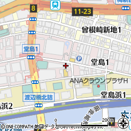 大阪屋堂島レジャービル周辺の地図