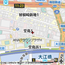 磯寿司 北新地店周辺の地図