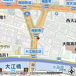 名代宇奈とと 梅田店周辺の地図
