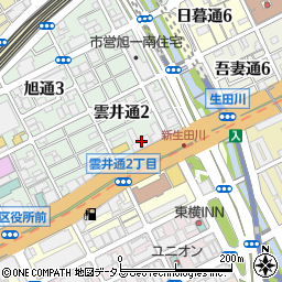 ランドローバー神戸中央サービス周辺の地図