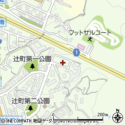 奈良県生駒市辻町450周辺の地図