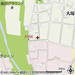 静岡県浜松市中央区大塚町117周辺の地図